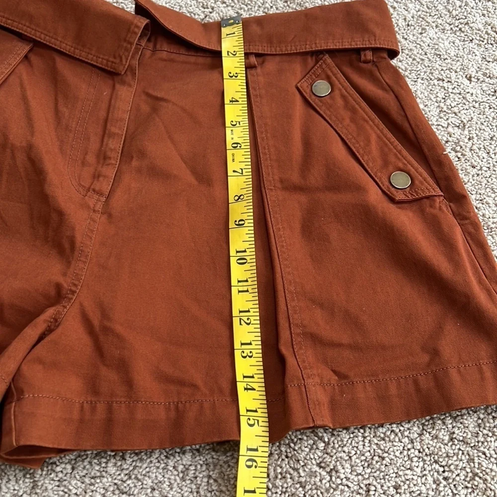 Ulla Johnson SZ 12, rust cotton shorts.